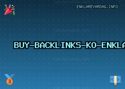 Buy Backlinks 고품질 백링크
